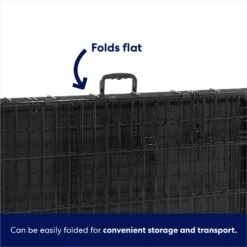Frisco Fold & Carry Double Door Collapsible Wire Dog Crate & Mat Kit -Dog Supply Store 212633 PT6. AC SS1800 V1667229279