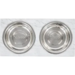 Frisco Marble Print Stainless Steel Double Elevated Dog Bowl -Dog Supply Store 216017 PT3. AC SS1800 V1591020397