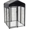 Lucky Dog Uptown Welded Wire Dog Kennel, Cover & Frame