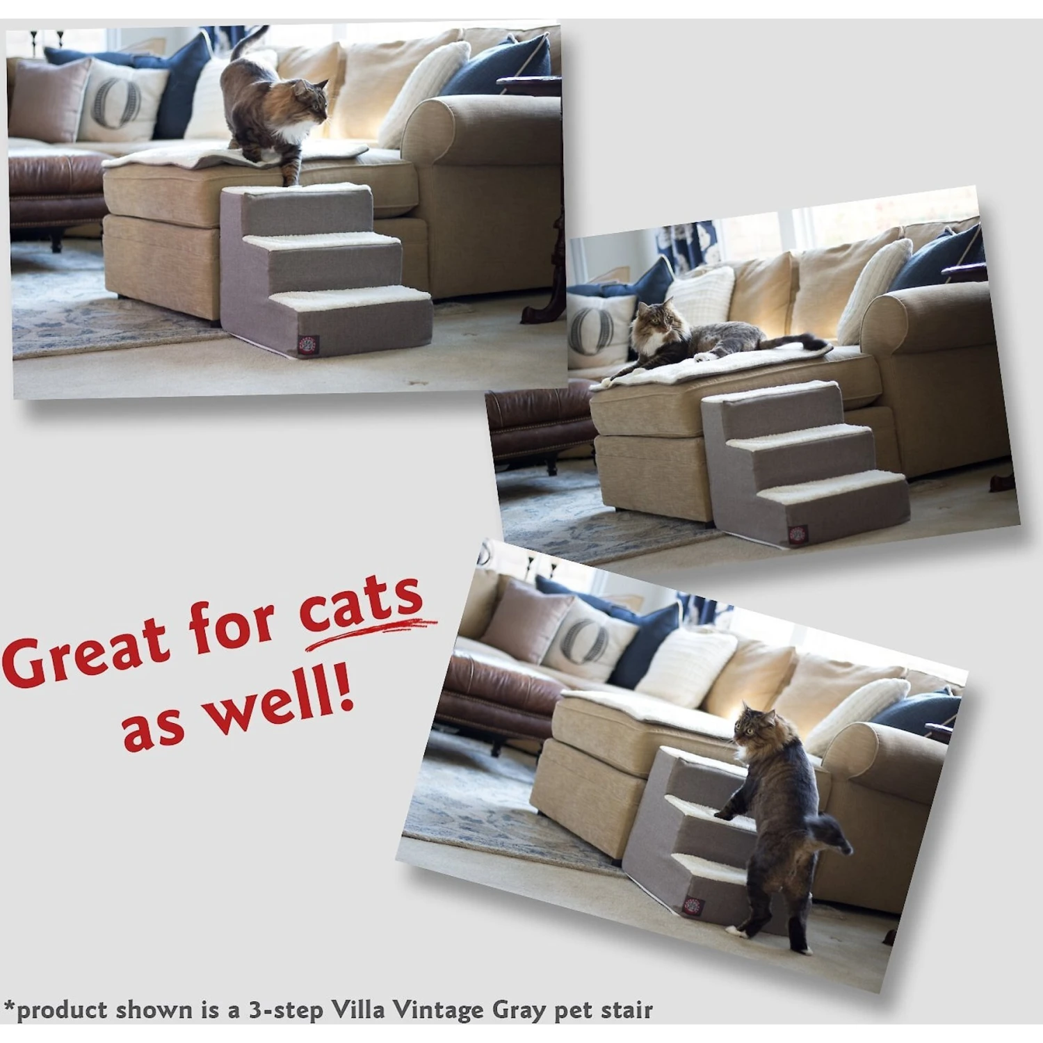 Majestic Pet Anderson Check Cat & Dog Stairs 6 Majestic Pet Anderson Check Cat & Dog Stairs - Image 6