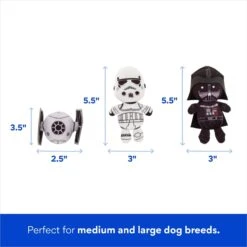 STAR WARS DEATH STAR Hide & Seek Puzzle Plush Squeaky Dog Toy -Dog Supply Store 220665 PT2. AC SS1800 V1698957512