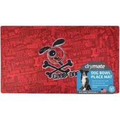 Drymate Red Good Dog Cross Bones Dog Bowl Place Mat 12 Drymate Red Good Dog Cross Bones Dog Bowl Place Mat -Dog Supply Store 222047 PT5. AC SS1800 V1651161142