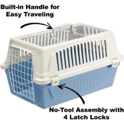 Ferplast ATLAS Two Door Top Load Plastic Dog & Cat Carrier -Dog Supply Store 226392 PT2. AC SS1800 V1583963894