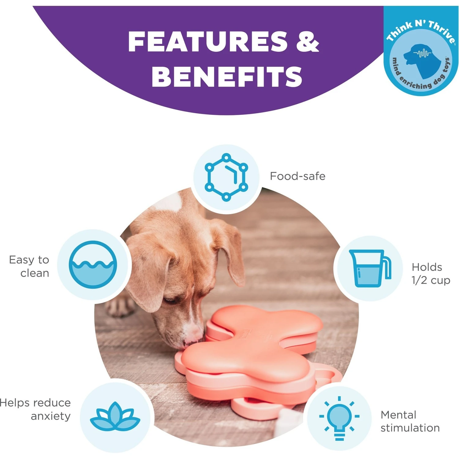 Nina Ottosson By Outward Hound Puppy Tornado Dog Toy 2 Nina Ottosson By Outward Hound Puppy Tornado Dog Toy - Image 2