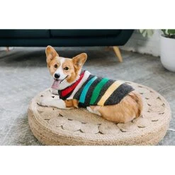 Chilly Dog Charcoal Striped Wool Dog Sweater -Dog Supply Store 228349 PT4. AC SS1800 V1595897773