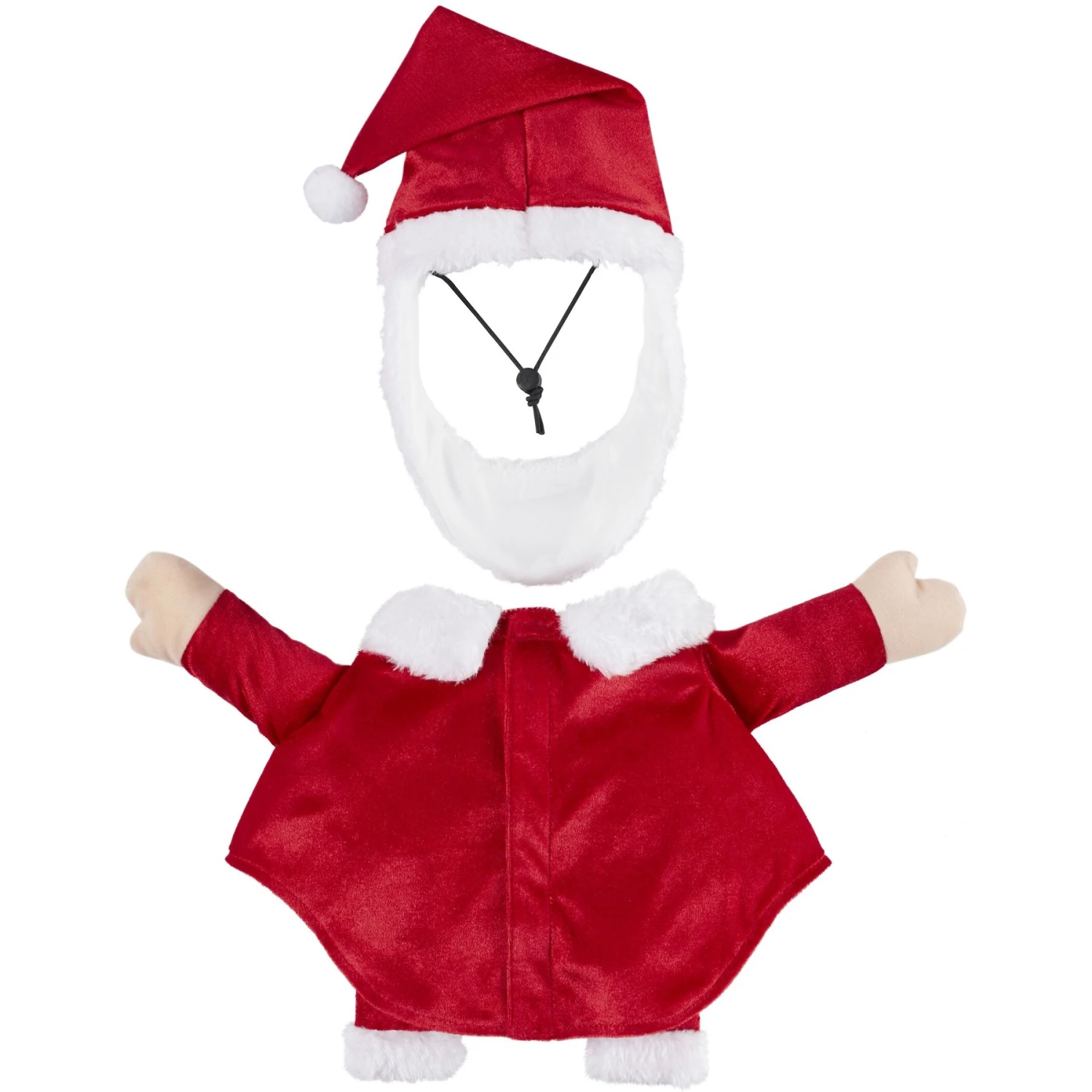 Frisco Front Walking Santa Dog & Cat Costume, 1 Count 5 Frisco Front Walking Santa Dog & Cat Costume, 1 Count - Image 5