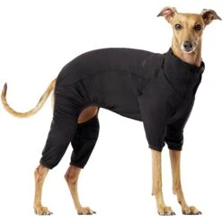Canada Pooch Thermal Layer Dog Onesie, Black
