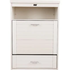 New Age Pet Dog Food Pantry W/ Double Bowl -Dog Supply Store 229987 PT3. AC SS1800 V1586882945