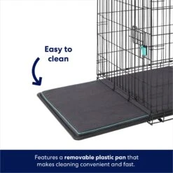 Frisco Heavy Duty Enhanced Lock Double Door Fold & Carry Wire Dog Crate & Mat Kit -Dog Supply Store 233736 PT4. AC SS1800 V1671661416