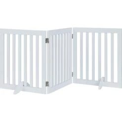 Unipaws 3 Panel Free Standing Dog Gate -Dog Supply Store 241582 PT2. AC SS1800 V1600389967