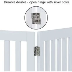 Unipaws 3 Panel Free Standing Dog Gate -Dog Supply Store 241582 PT6. AC SS1800 V1600392973