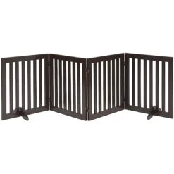 Unipaws 4 Panel Free Standing Dog Gate -Dog Supply Store 241588 PT2. AC SS1800 V1600386670