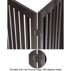 Unipaws 4 Panel Free Standing Dog Gate -Dog Supply Store 241588 PT6. AC SS1800 V1600385781