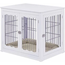 Unipaws End Table Wooden Dog Crate -Dog Supply Store 241611 PT2. AC SS1800 V1600389670