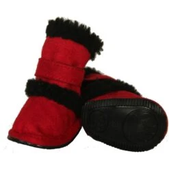 Pet Life Shearling Duggz Dog Shoes, 4 Count -Dog Supply Store 242510 PT2. AC SS1800 V1608234756