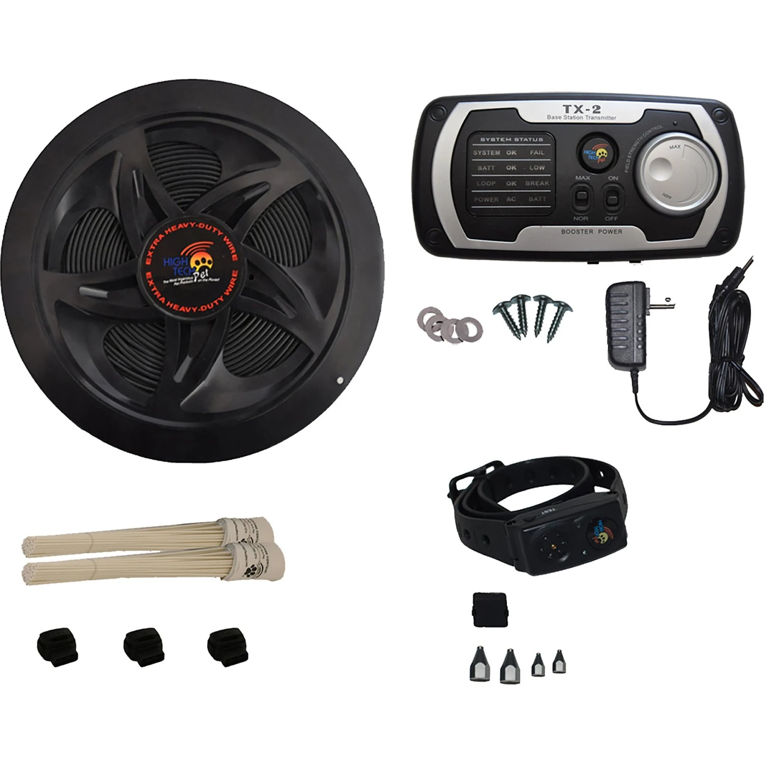 High Tech Pet Products Humane Contain HC-8000 Deluxe Electronic Dog Fence Containment System 1 High Tech Pet Products Humane Contain HC-8000 Deluxe Electronic Dog Fence Containment System