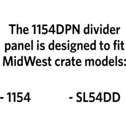 MidWest 54-in Solution Series SL54DD & 1154 Dog Crate Divider Panel, Black, Giant 7 MidWest 54-in Solution Series SL54DD & 1154 Dog Crate Divider Panel, Black, Giant -Dog Supply Store 244770 PT3. AC SS1800 V1608165140