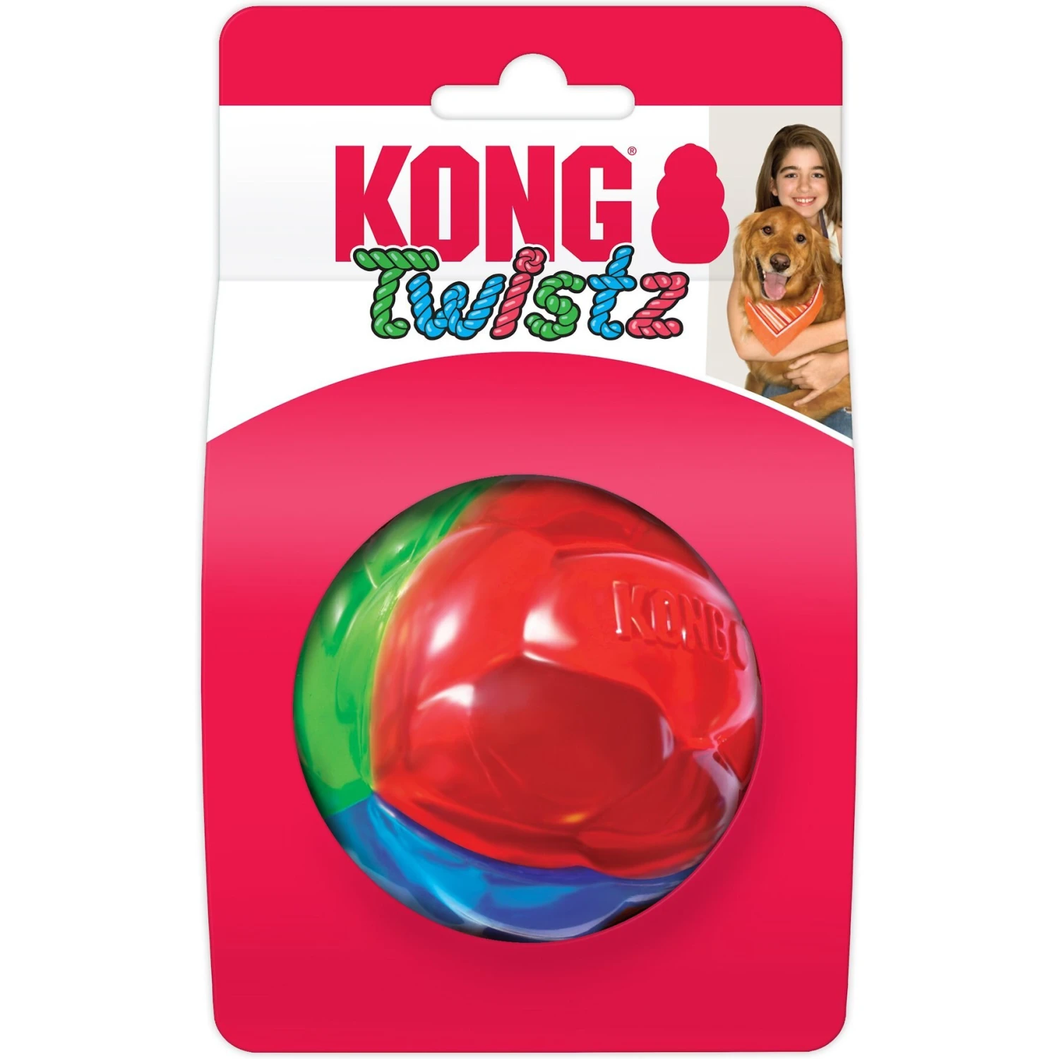 KONG Twistz Ball Dog Toy 3 KONG Twistz Ball Dog Toy - Image 3