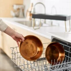 Frisco Copper Stainless Steel Elevated Foldable Double Dog & Cat Bowls -Dog Supply Store 253060 PT7. AC SS1800 V1616595568