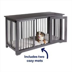 Frisco "Broadway" Dog Crate Credenza & Mat Kit -Dog Supply Store 255324 PT3. AC SS1800 V1667228425