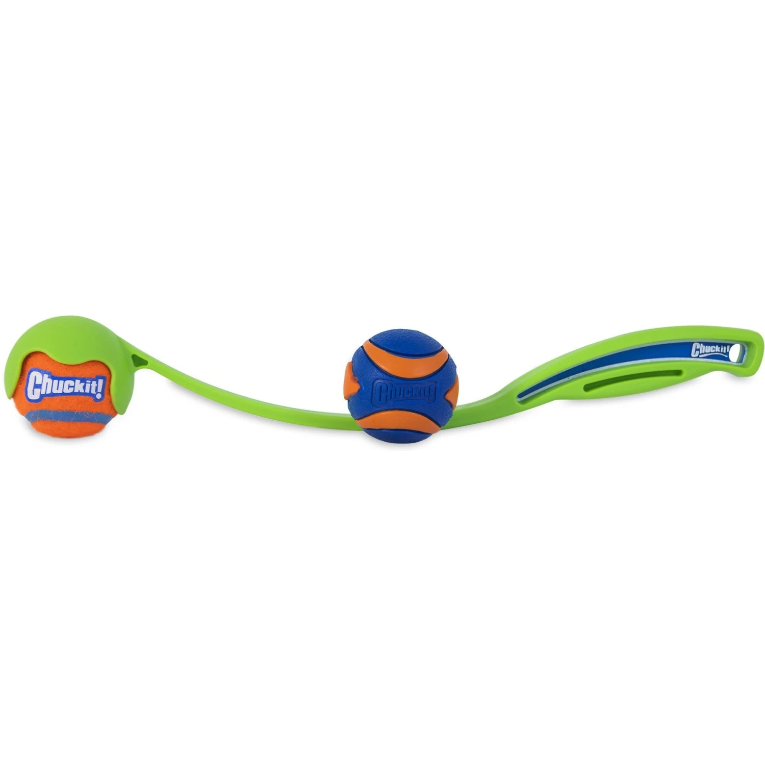 Chuckit! Sport 14S Launcher Squeaker Bundle Dog Toy, Small 1 Chuckit! Sport 14S Launcher Squeaker Bundle Dog Toy, Small