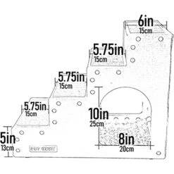 Pet Gear Cat & Dog Stairs -Dog Supply Store 262067 PT2. AC SS1800 V1673363473