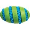 KONG Squeezz Goomz Football Squeaky Plush Dog Toy