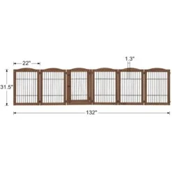 Unipaws 6 Panel Wire Dog Playpen Freestanding Pet Gate 10 Unipaws 6 Panel Wire Dog Playpen Freestanding Pet Gate -Dog Supply Store 264630 PT3. AC SS1800 V1659995820