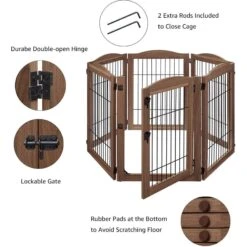 Unipaws 6 Panel Wire Dog Playpen Freestanding Pet Gate 11 Unipaws 6 Panel Wire Dog Playpen Freestanding Pet Gate -Dog Supply Store 264630 PT4. AC SS1800 V1659995578