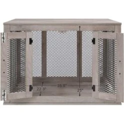 Unipaws Furniture Style Dog Crate, Weathered Gray -Dog Supply Store 264632 PT2. AC SS1800 V1638228092