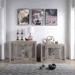 Unipaws Furniture Style Dog Crate, Weathered Gray -Dog Supply Store 264632 PT3. AC SS1800 V1638229926