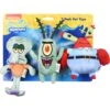Fetch For Pets SpongeBob Squidward, Plankton & Mr. Krabs Squeaky Plush Dog Toys, 3 Count