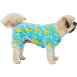 Frisco Dog & Cat Cozy Plush Fleece PJs, Rubber Ducky -Dog Supply Store 268465 PT2. AC SS1800 V1637726847