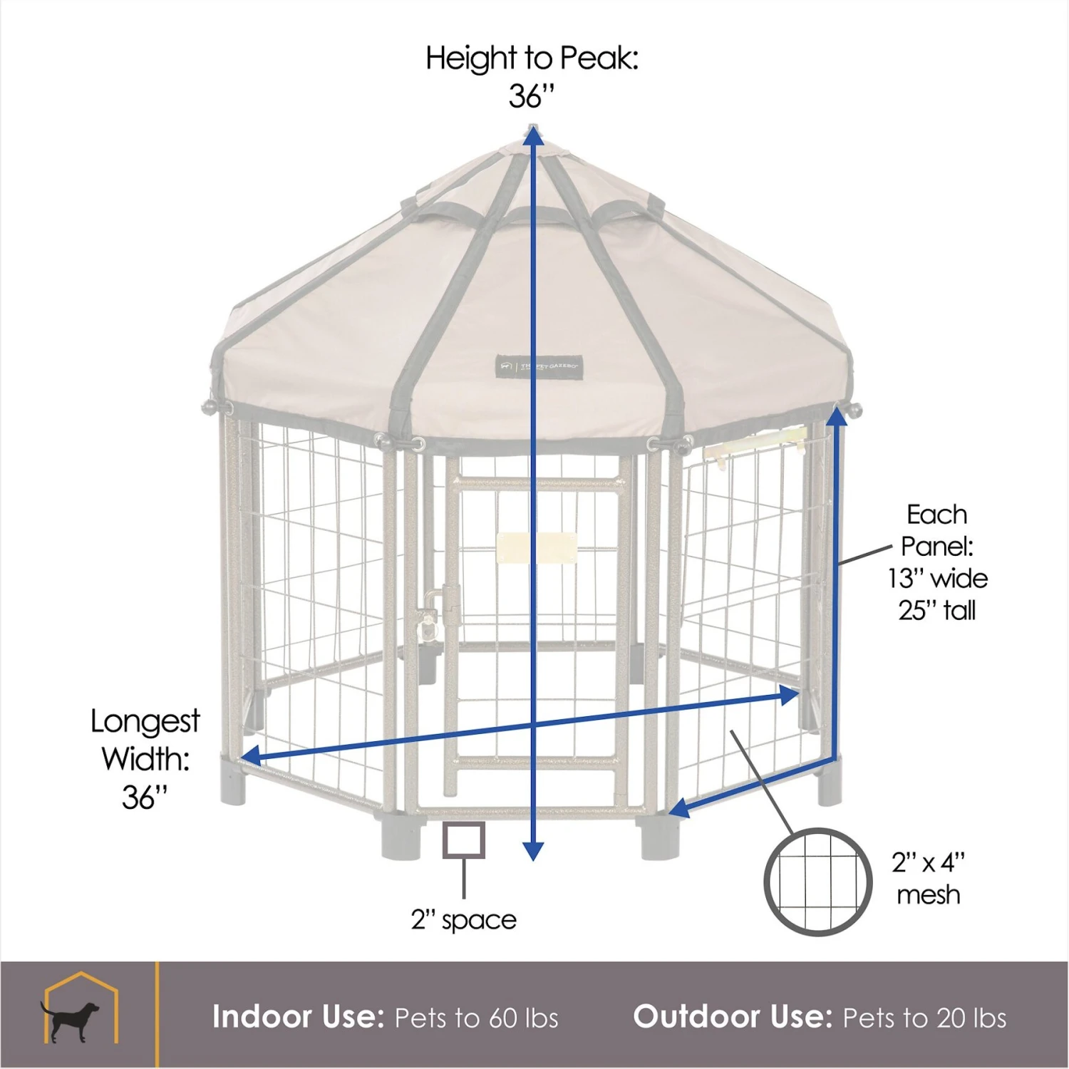 Win World International Pet Gazebo Dog Kennel 2 Win World International Pet Gazebo Dog Kennel - Image 2