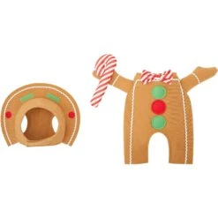 Frisco Front Walking Gingerbread Dog & Cat Costume -Dog Supply Store 276156 PT4. AC SS1800 V1631569278