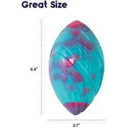 Petstages Grunt N Punt Football Dog Toy, Blue & Pink 11 Petstages Grunt N Punt Football Dog Toy, Blue & Pink -Dog Supply Store 280174 PT4. AC SS1800 V1636521867