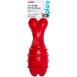 Petstages Grunt Fetch Bunny Stick Dog Chew Toy, Red -Dog Supply Store 280182 PT6. AC SS1800 V1636515452