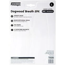 Petstages Dogwood Dog Chew Toy, Large, 2 Count -Dog Supply Store 280204 PT8. AC SS1800 V1636500459