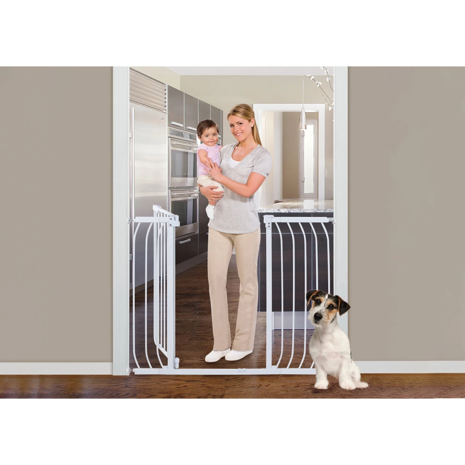 Summer Multi-Use Extra Tall Walk-Thru Dog Gate 1 Summer Multi-Use Extra Tall Walk-Thru Dog Gate