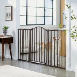 Summer Metal Expansion Walk-Thru Dog Gate