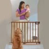 Summer Deluxe Stairway Simple To Secure Wood Dog Gate