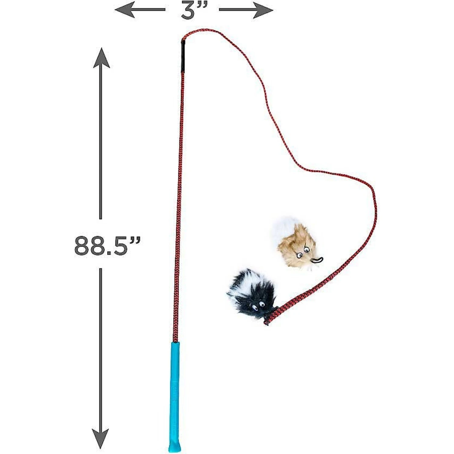 Outward Hound Tail Teaser With Refill Dog & Cat Teaser Toy & Wellness Soft Puppy Bites Lamb & Salmon Recipe Grain-Free Natural Dog Treats 3 Outward Hound Tail Teaser With Refill Dog & Cat Teaser Toy & Wellness Soft Puppy Bites Lamb & Salmon Recipe Grain-Free Natural Dog Treats - Image 3