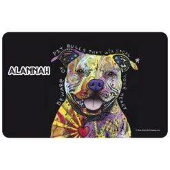 Bungalow Flooring By Dean Russo Pit Bull Heart Personalized Floor Mat