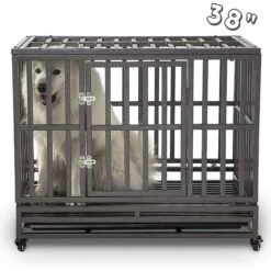 SMONTER Heavy Duty Strong Metal I Shape Dog Crate -Dog Supply Store 300219 PT2. AC SS1800 V1622122942