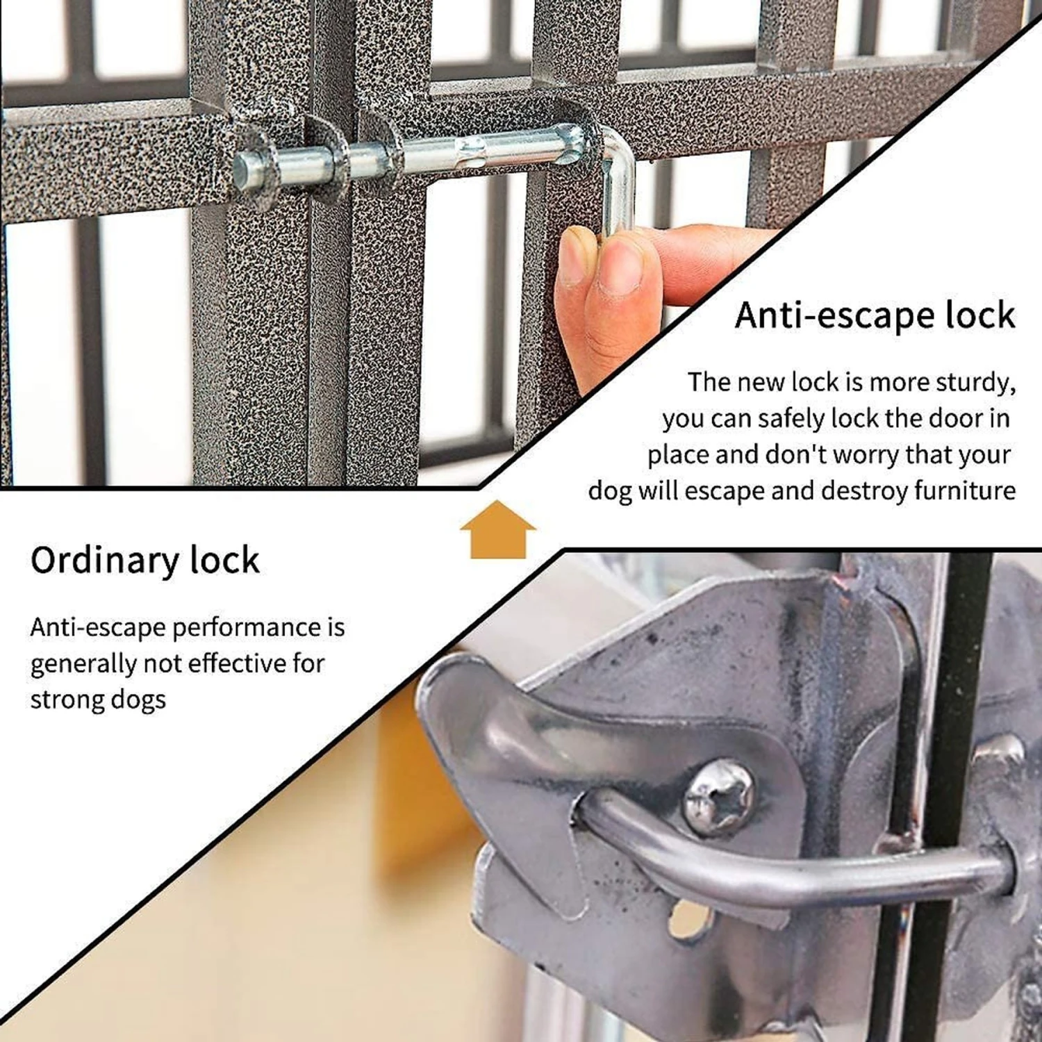 SMONTER Heavy Duty Dog Crate & Playpen 4 SMONTER Heavy Duty Dog Crate & Playpen - Image 4