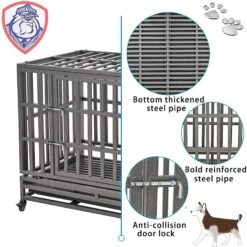 SMONTER Heavy Duty Dog Crate & Playpen 13 SMONTER Heavy Duty Dog Crate & Playpen -Dog Supply Store 300221 PT6. AC SS1800 V1622122940
