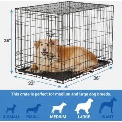 Frisco Fold & Carry Single Door Collapsible Wire Dog Crate & Frisco Premium Extra Large Printed Dog Training & Potty Pads 11 Frisco Fold & Carry Single Door Collapsible Wire Dog Crate & Frisco Premium Extra Large Printed Dog Training & Potty Pads -Dog Supply Store 303438 PT2. AC SS1800 V1623073652