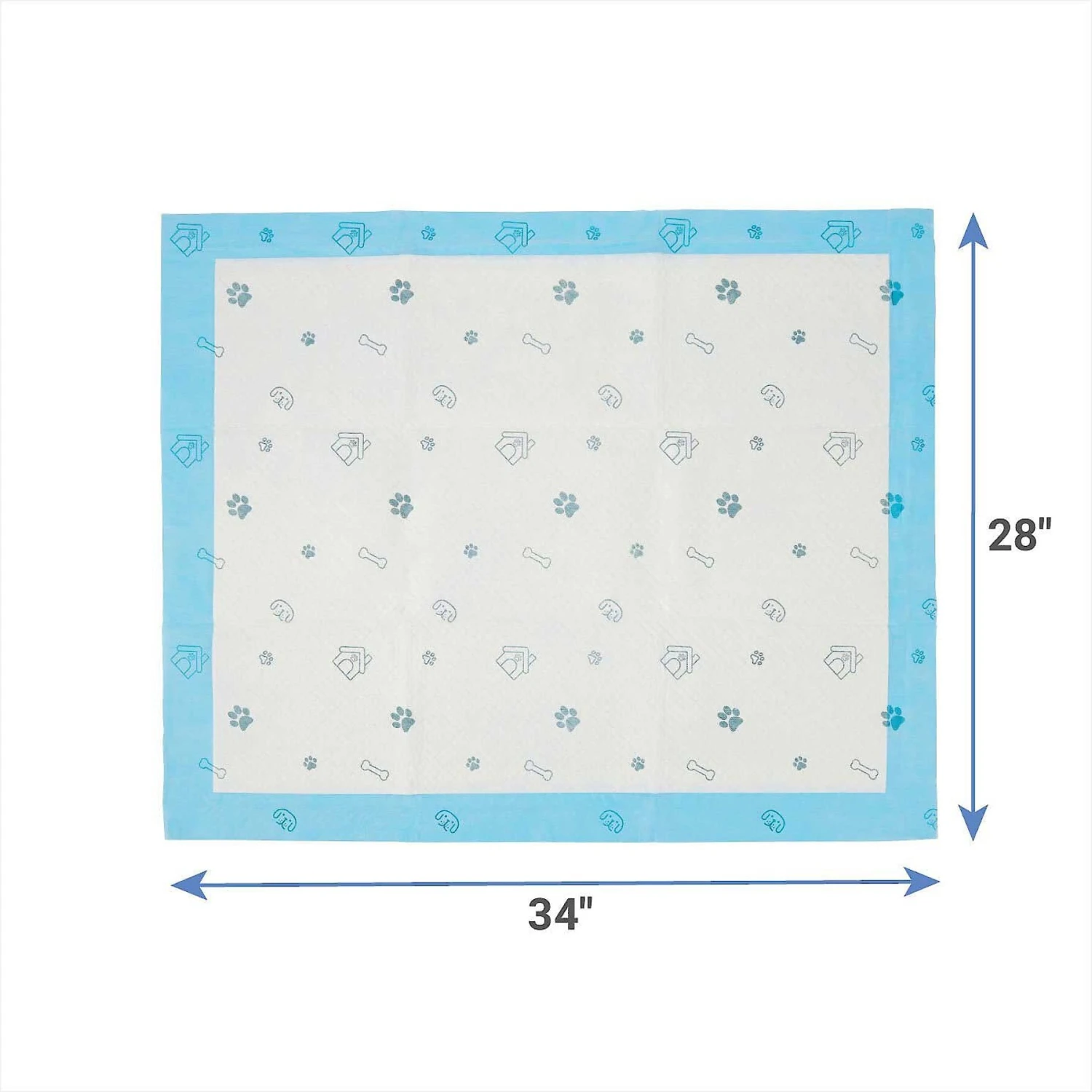 Frisco Fold & Carry Single Door Collapsible Wire Dog Crate & Frisco Premium Extra Large Printed Dog Training & Potty Pads 7 Frisco Fold & Carry Single Door Collapsible Wire Dog Crate & Frisco Premium Extra Large Printed Dog Training & Potty Pads - Image 7