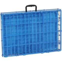 Frisco Two Door Top Load Plastic Dog & Cat Kennel & Frisco Fold & Carry Single Door Collapsible Wire Dog Crate, Pink -Dog Supply Store 303656 PT7. AC SS1800 V1623085646