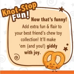 Nylabone Power Chew Pretzel Dog Toy Bacon & Peanut Butter 12 Nylabone Power Chew Pretzel Dog Toy Bacon & Peanut Butter -Dog Supply Store 304157 PT3. AC SS1800 V1679679297